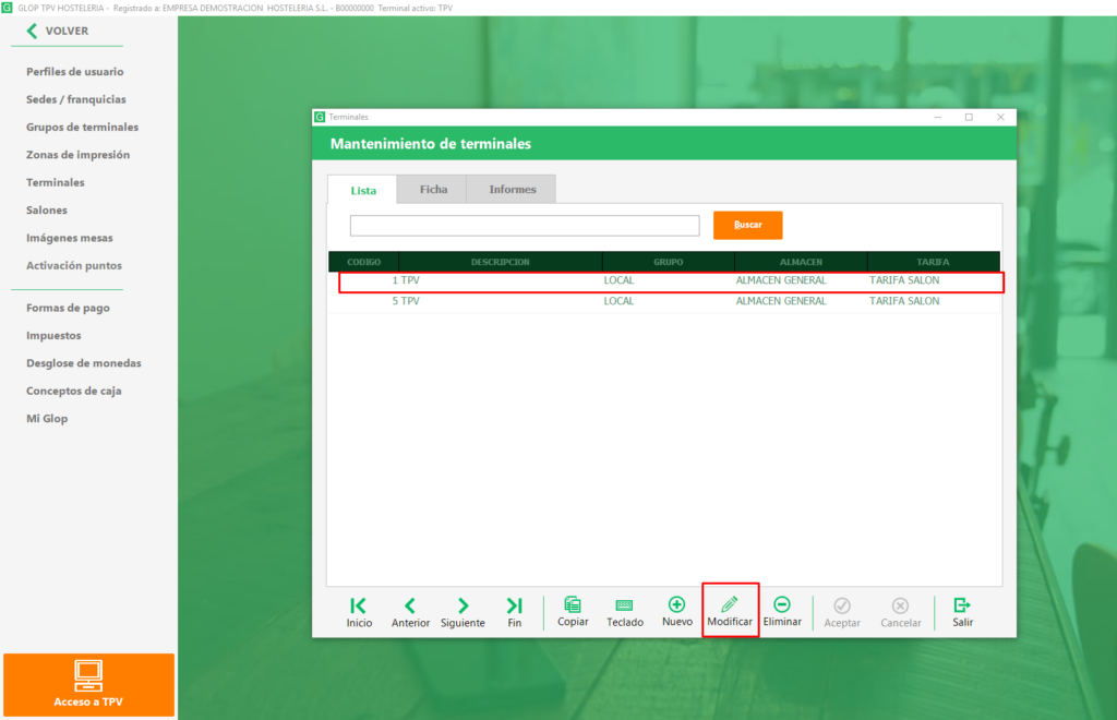 Conexión balanza - Glop Software TPV
