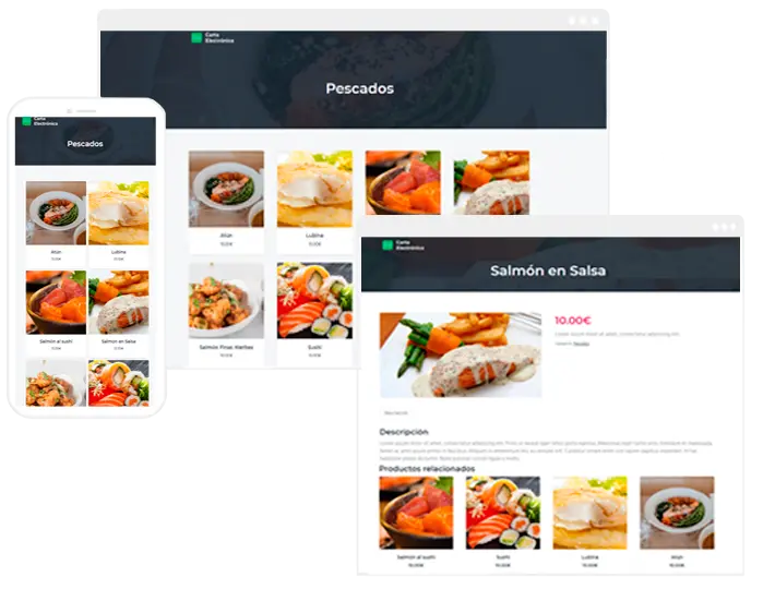 Cartas Digitales para Restaurantes - Glop
