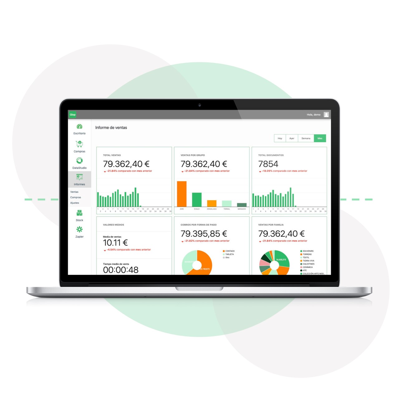 bodegon10 backoffice - Glop Software TPV