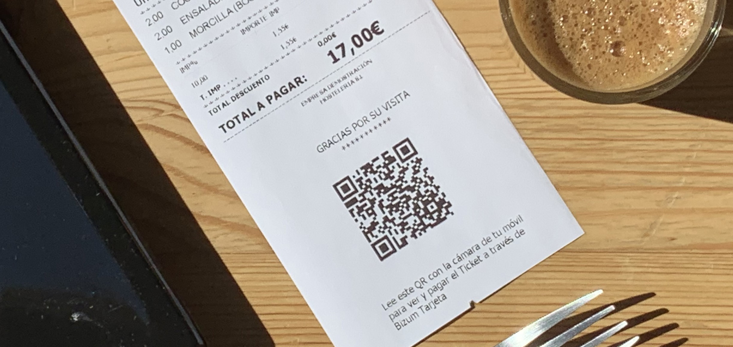 Fotos Ticket QR Glop Pay - Glop Software TPV