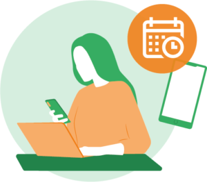 Funcionalidad de agenda y servicios Glop