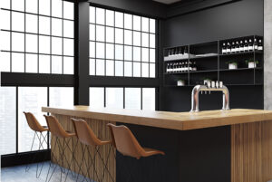Barra de bar minimalista - Glop Software TPV