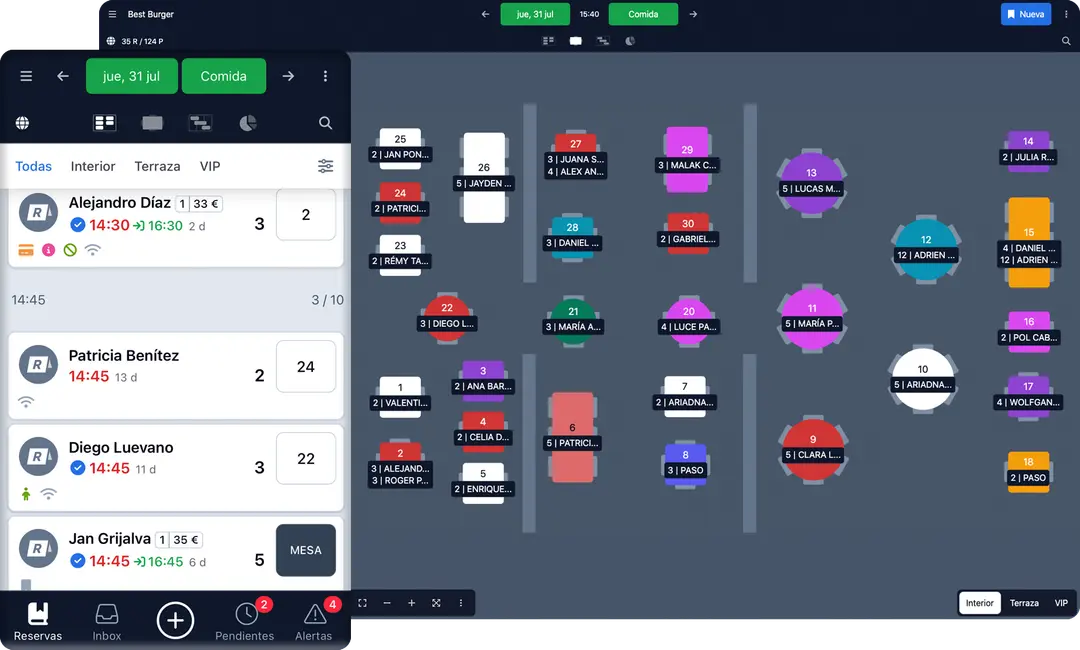 Cómo funciona la integración Restoo y Glop TPV para gestión de reservas - home hero home hero - Glop Software TPV
